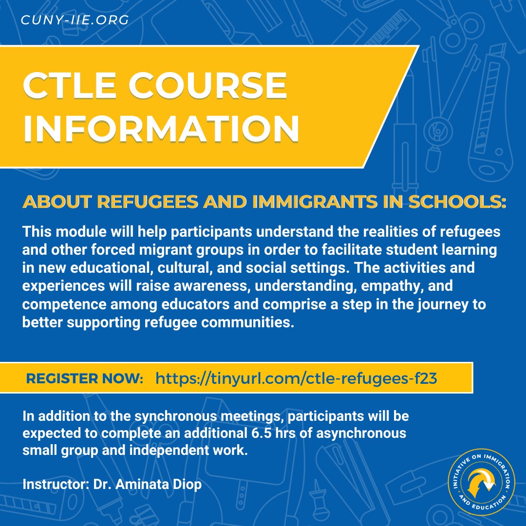 CUNY-Initiative on Immigration and Education tweet media