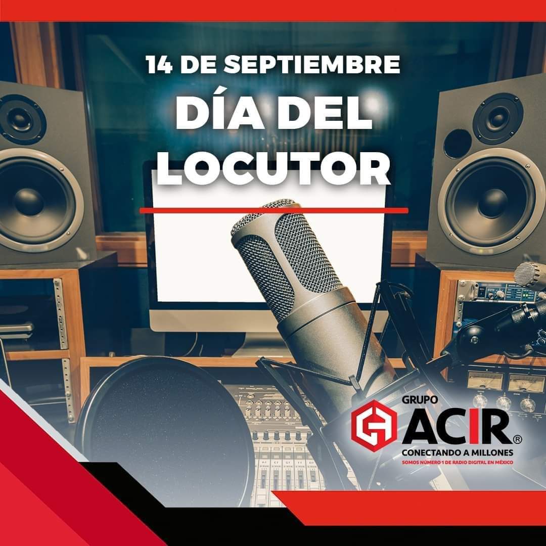 UriChLocutor's tweet photo. ¡¡Gracias por ser parte de mi sueño!!
#familiagrupoacir ❤ #Amor897FM
#SóloMúsicaRomántica✨ #Locutor
#DíaDelLocutor 📻 #México #Radio
#GrupoAcir #ConectandoAMillones
.
.
. https://t.co/b3xoeOVM2g
