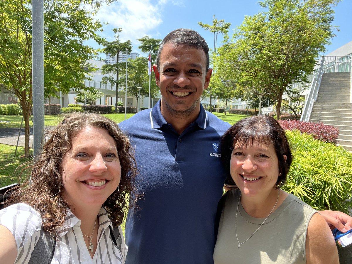 HANDSinAutism's tweet photo. Wonderful stop by St. Andrew's Autism Centre Siglap sites with #SAAC & #HANDSinAutism directors, @TiffanyNeal_PhD and @NaomiSwiezy , to connect with past & current participants & celebrate their #HANDSModel implementation! #HANDSGlobalTeam #HANDSIntensiveTraining #SAACTeamKudos https://t.co/8wgH3p2pxb