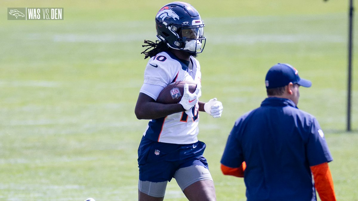 Broncos's tweet image. Week 2 workin&apos;. 💪 

#WASvsDEN 📸 »  bit.ly/48fK83D