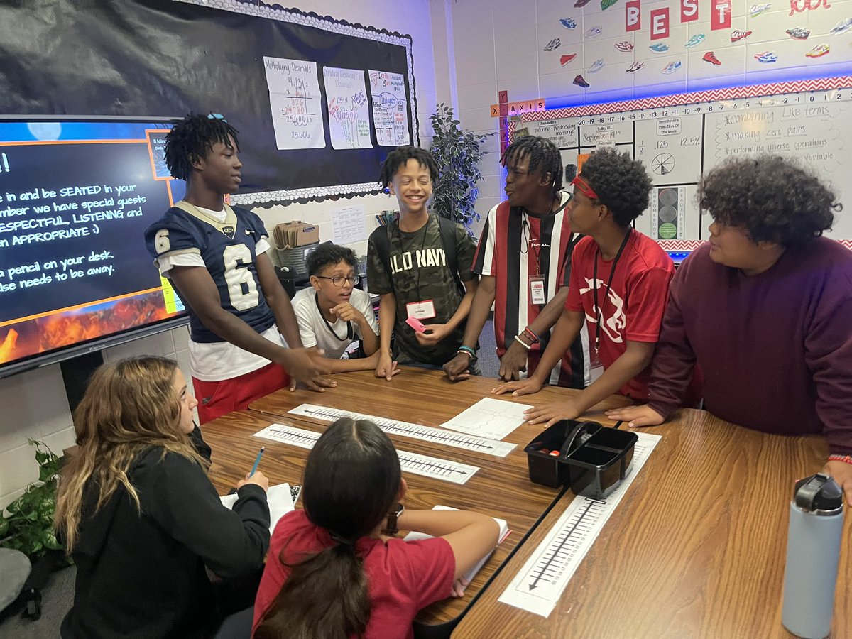 humphreys_coach's tweet photo. @TuckerParks3 and @lillmikee did a great job speaking at @StrackKISD today.  Speaking with @humphreys_math  class and helping them with math. “Do right” in effect. Students were excited and felt great connecting as a community.  #tigerfamily #4mb @KCTigerFootball https://t.co/U41G2GZjf0