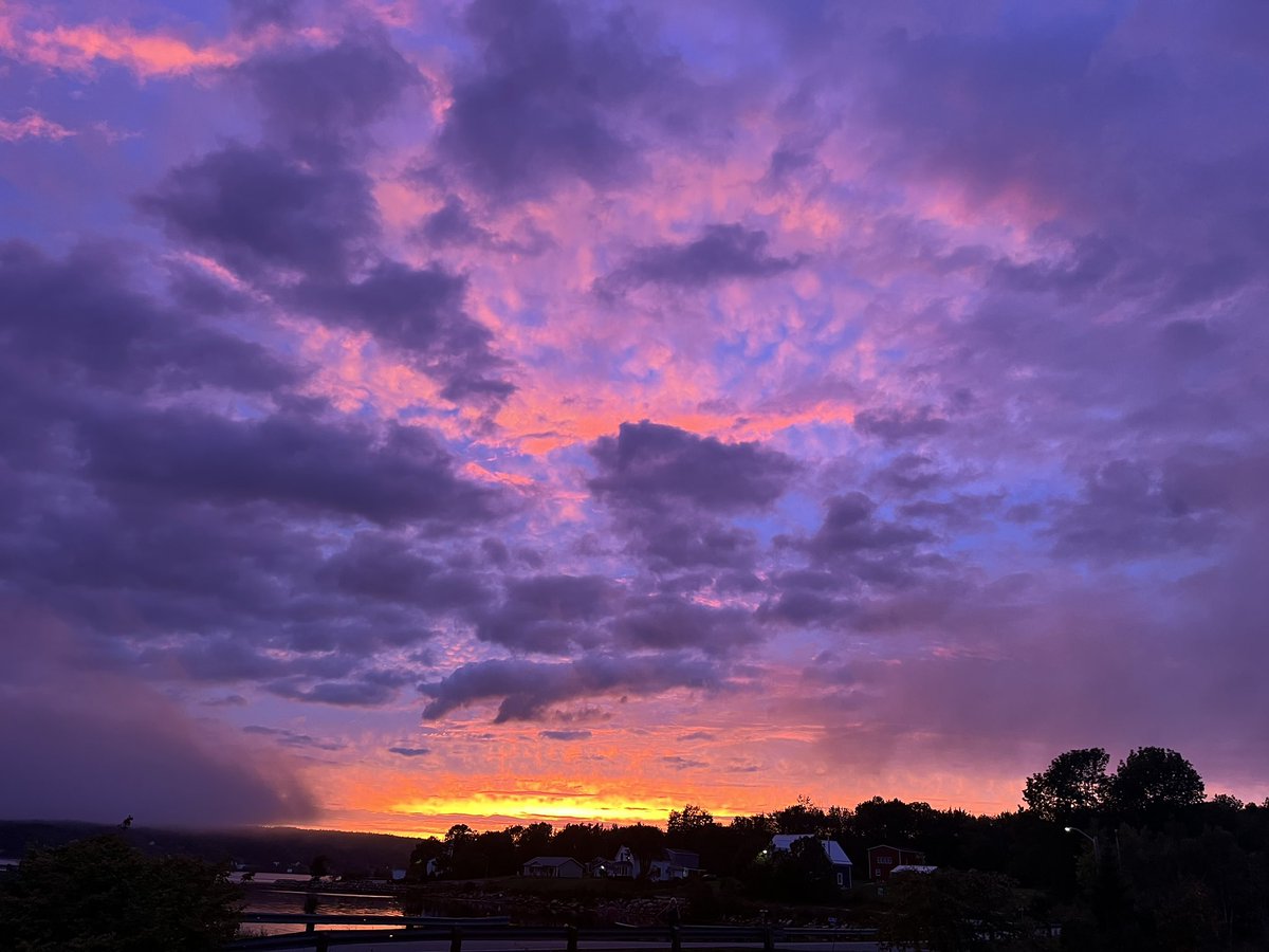 NicoleNickers11's tweet image. Look at that sky!!!! 
#NovaScotia #LahaveRiver #lahave #lunenburgcounty #sunsets #canada #CalmBeforetheStorm