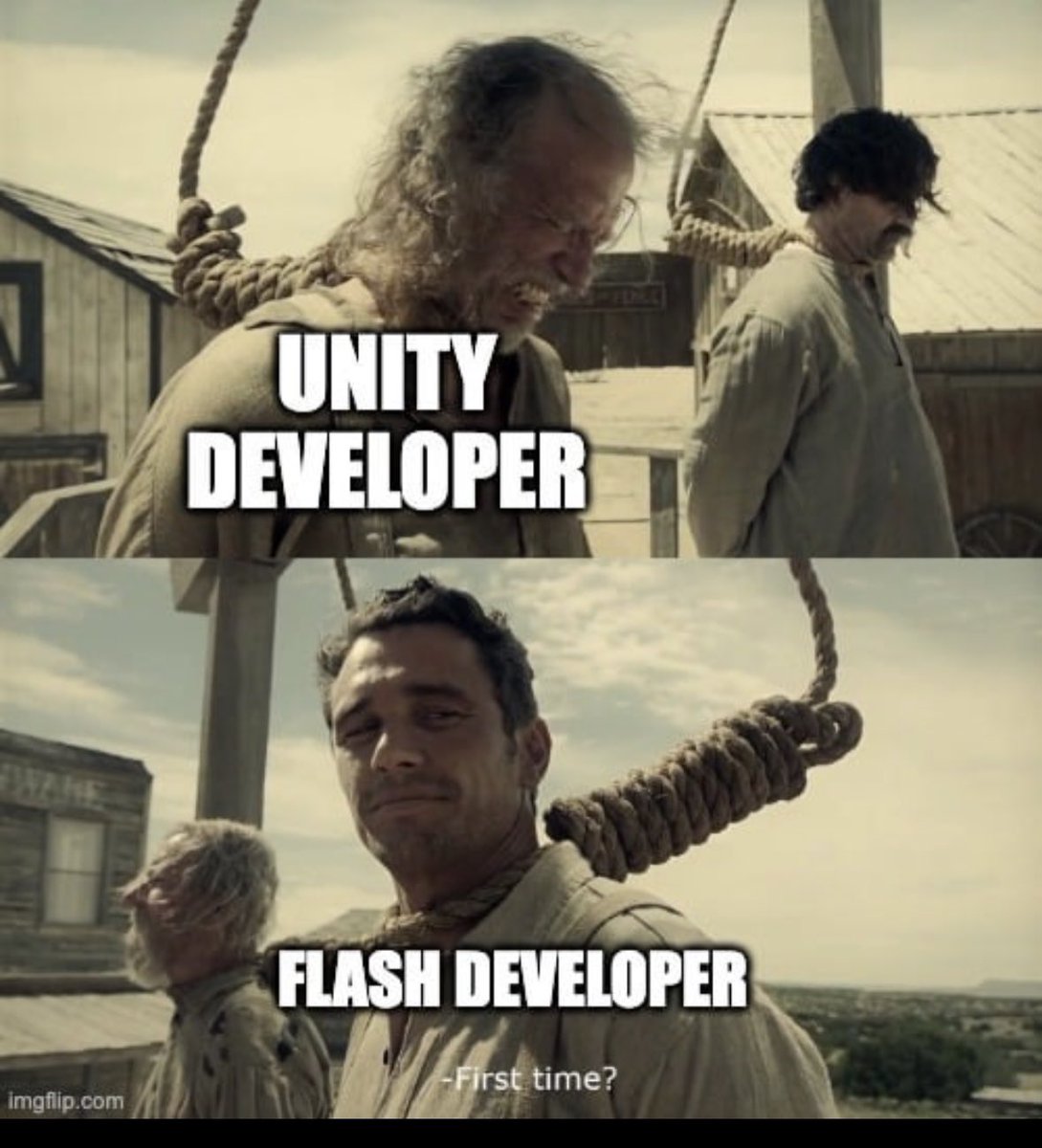 Dorizzdt's tweet photo. Way too soon .. that scar tissue is still not healed 😂😂

Sigh ..  JavaScript on its best day doesn’t even come close to what we once had

#unity https://t.co/CNm3umnp78