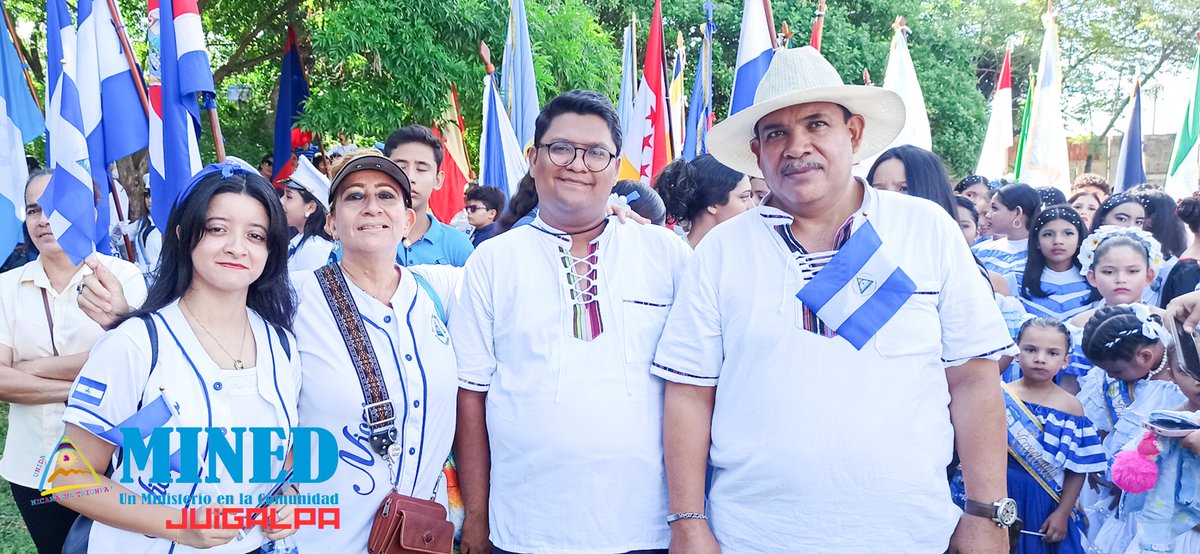 🔰#MINEDJuigalpa | 🇳🇮 Acto en Conmemoración al 202 Aniversario de la Firma del Acta de Independencia y 167 Aniversario de la Batalla de San Jacinto..🥳
#AmorANicaragua
#PatriaBenditaYLibre 
#SoberaniaEnMiTierra
#EnVictoriasEducativas
<a href="/minednicaragua/">Ministerio de Educación Nicaragua</a> @LilliamHerreraM
<a href="/salvadorVang/">Salvador Vanegas G</a>