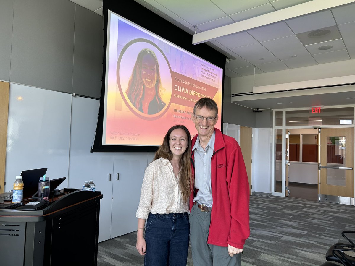Olivia Dippo (@oliviadippo) on Twitter photo It felt really special and surreal to be back at CMU today giving a distinguished lecture - especially being introduced by my undergrad research advisor and having my professors in the audience. Thank you for all of your support CMU! <a href="/CMUenergy/">CMU Scott Institute for Energy Innovation</a> <a href="/cmu_mse/">CMU Materials Science & Engineering</a> It felt really special and surreal to be back at CMU today giving a distinguished lecture - especially being introduced by my undergrad research advisor and having my professors in the audience. Thank you for all of your support CMU! <a href="/CMUenergy/">CMU Scott Institute for Energy Innovation</a> <a href="/cmu_mse/">CMU Materials Science & Engineering</a>