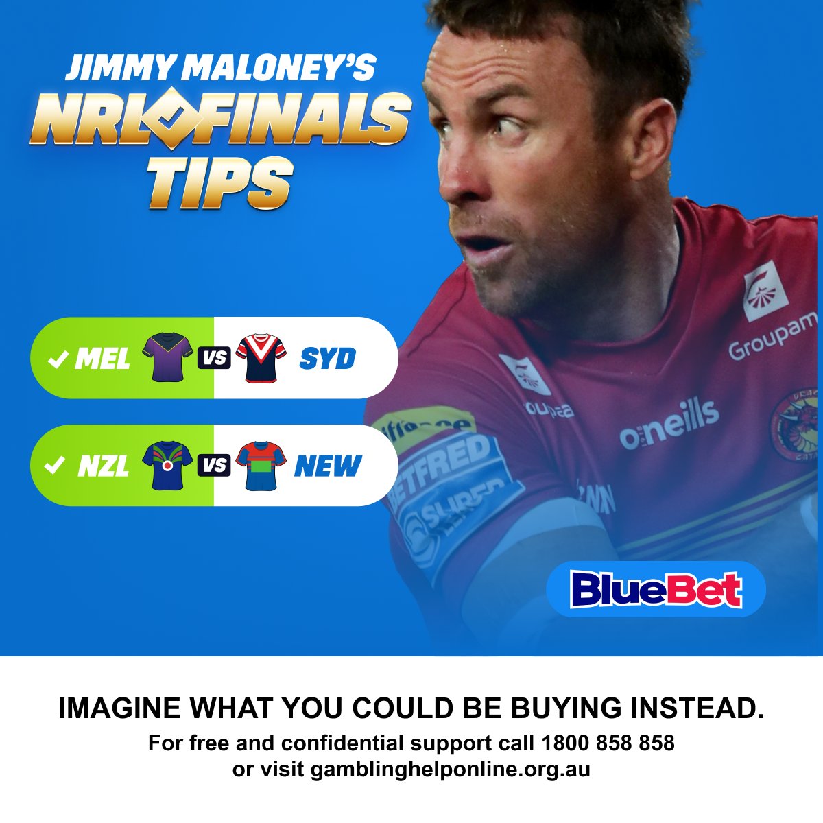 Jimmy has locked in his tips for Week 1 of finals, has he got them right?