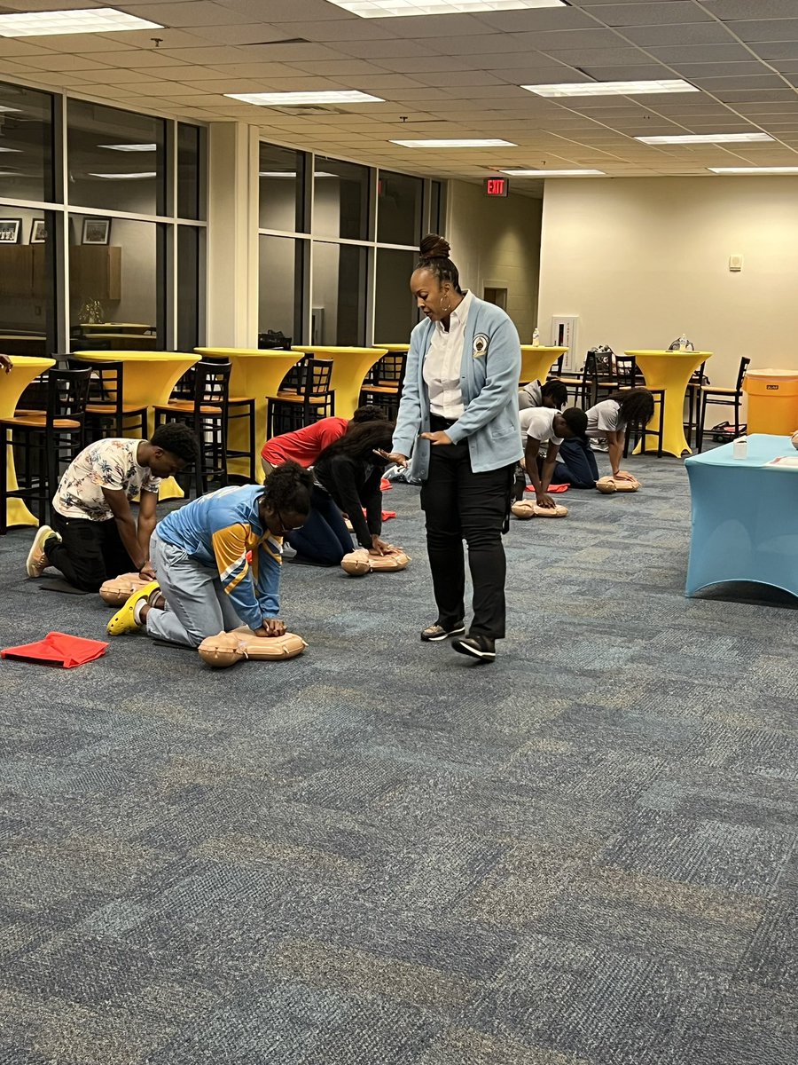 Today was amazing!! <a href="/apsupdate/">ATL Public Schools</a> high schools received a donation of CPR Kits from <a href="/GeorgiaAHA/">GeorgiaAHA</a> &amp; <a href="/AnthemBCBS/">Anthem Blue Cross and Blue Shield</a>!! This is an excellent donation to @aps_hpe that will help ensure that all HS students receive Hands on Only CPR instruction!! <a href="/apssupt/">Dr. Bryan Johnson</a> <a href="/Selenaflorence/">Selena Florence, Ed. D.</a> <a href="/WeemsYolanda/">Yolanda Weems</a>