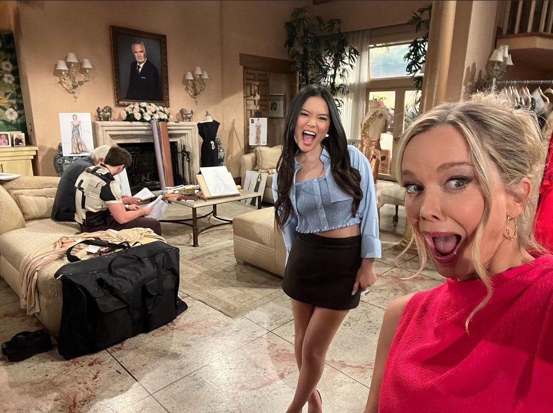 jobrdais's tweet photo. Look how cute they are 
@Calvinkingston_ @johnmccook44 and Lisa Yamada
#BoldandBeautiful https://t.co/yFjR8C9gaw