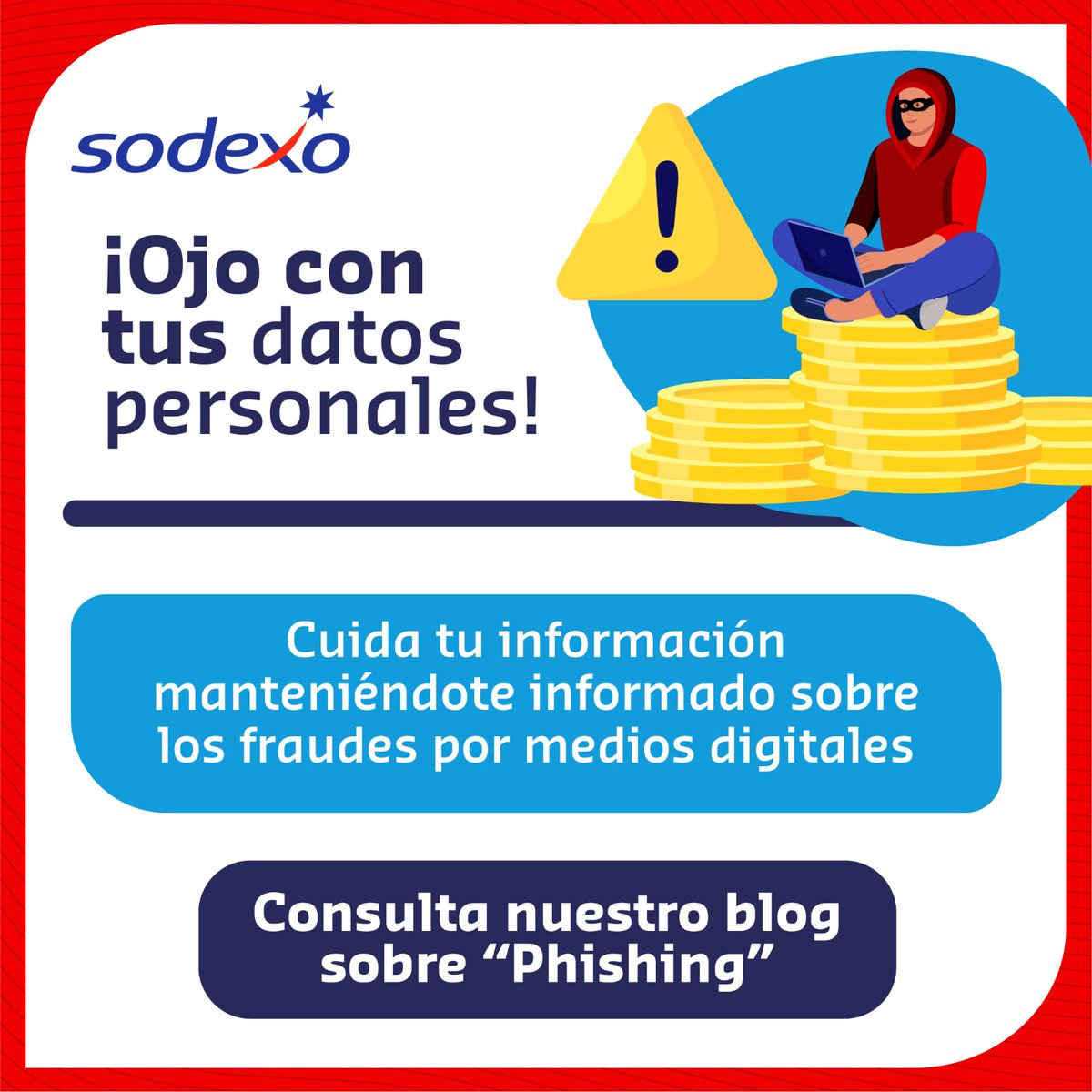 En #Sodexo tu información está protegida. 🔐💳