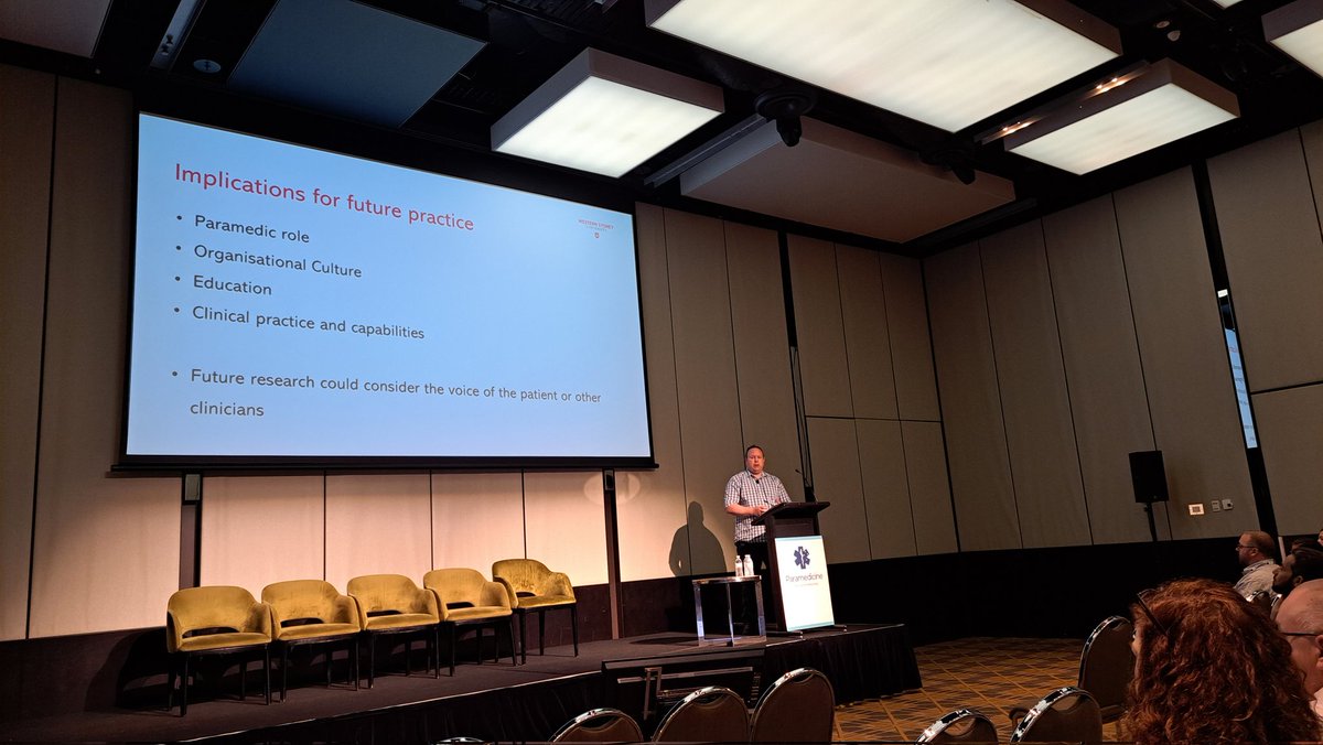 David N Long (@drdavidnlong) on Twitter photo #ACPIC23 Best Of The Best <a href="/_Matt_Simpson/">Matthew Simpson</a> speaking about his PhD research on paramedic experiences delivering care to people who are mentally unwell. #ACPIC23 Best Of The Best <a href="/_Matt_Simpson/">Matthew Simpson</a> speaking about his PhD research on paramedic experiences delivering care to people who are mentally unwell.
