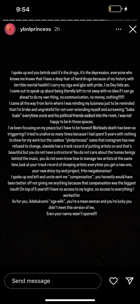 OlaDeeGee's tweet photo. Temmy Ovwasa @ybnlprincess speaks out on how Olamide Baddo wife ans others treats her behind the scene. 

#MohBad #samlerry #elegushi #nigeriapolice #BBNaija #thursdayvibes #PAKvSL #NASA https://t.co/GwYFTP2oYK