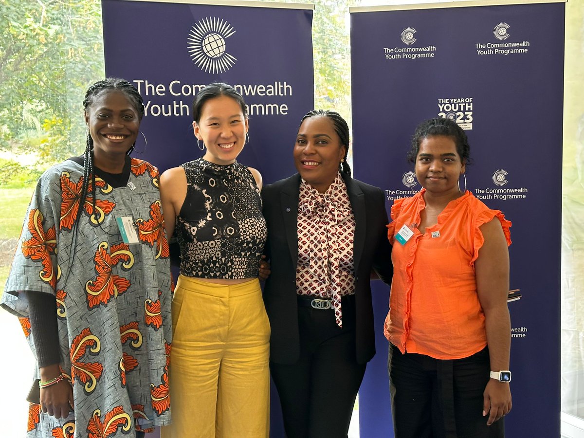 The @commonwealthsec continues to strengthen her collaboration with the @CYCNOfficial through youth empowerment in addressing climate change by mainstreaming #climatefinance literacy for young people, towards a sustainable future. @ComSecYouth #10CYMM #climatefinance