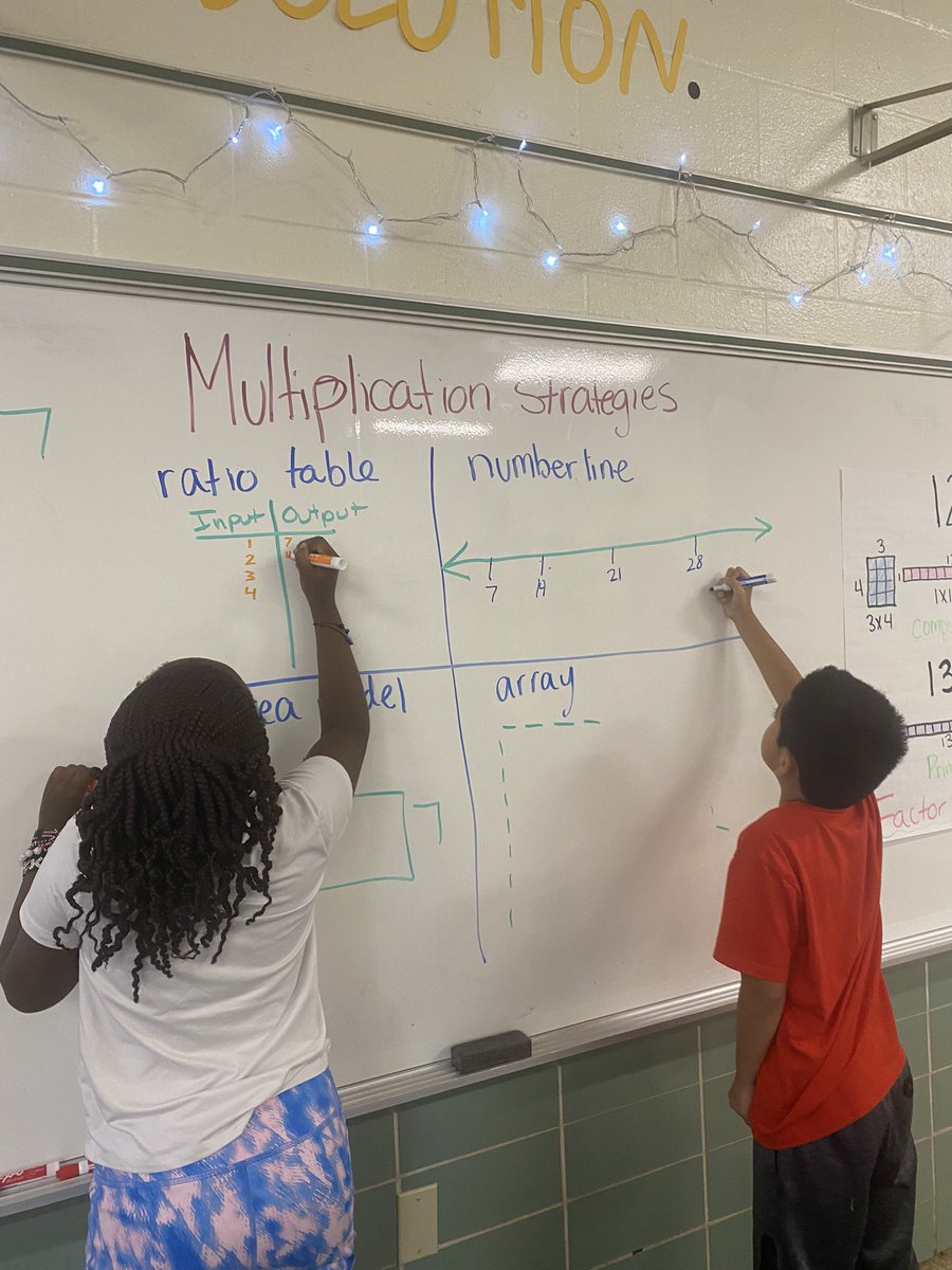 We love showing all of our strategies ✖️➗➕➖ @PadoniaPride @AdrianaPfaff