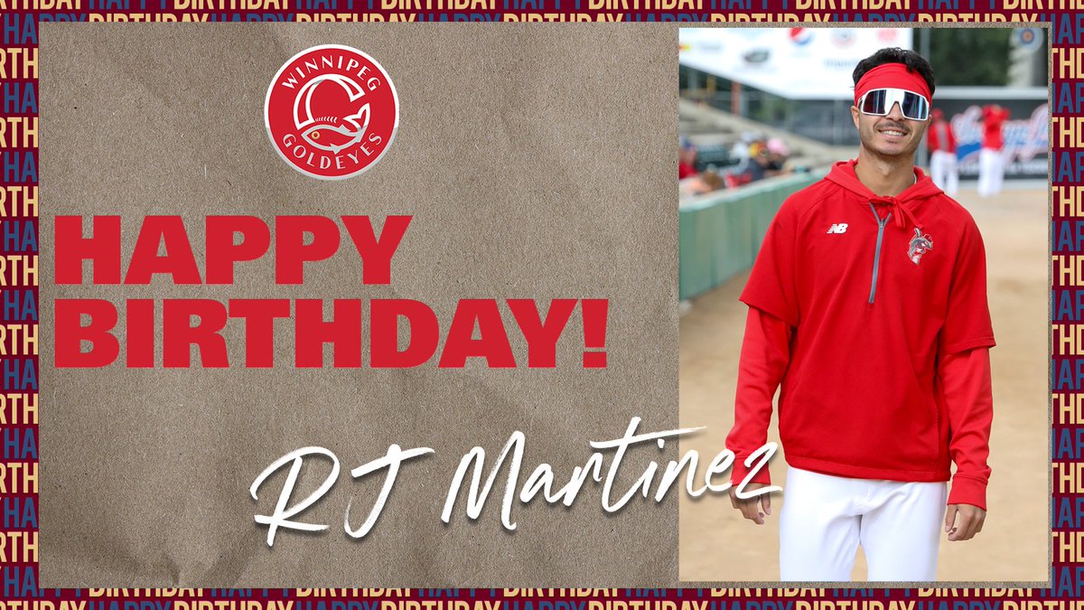 Wpg_Goldeyes's tweet photo. Join us in wishing a Happy 25th Birthday to RJ Martinez!

@RJEEZY54 | #LetsGoGoldeyes https://t.co/Bbyczq13gt