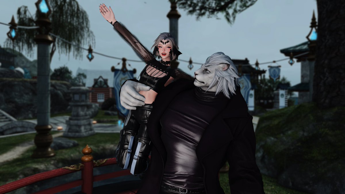 xiv_lyra's tweet photo. My bestie lets me style him 🤭 #gposeaddict #gposer #gpose #hrothgar #au_ra #ffxivsnaps #EorzeaPhotos https://t.co/znkLUiUUXd