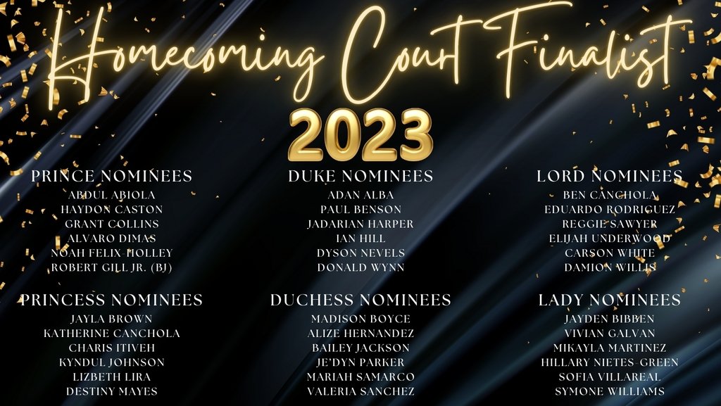 👑 Huge congrats to these Pioneers for making it to the Homecoming Court finals! Best of luck on this exciting journey! More information to follow. Keep blazing those trails Pioneers! #HOCO2023