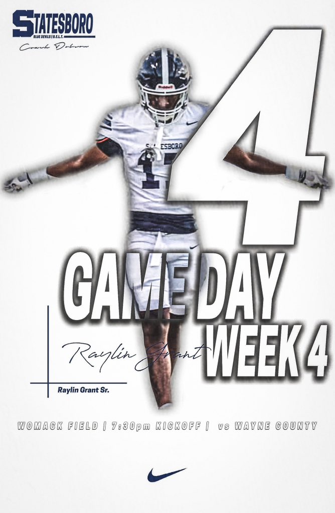 Friday night lights in Womack Stadium. We’ve been waiting to say that. Tomorrow night (9/15) the Blue Devils take the field at home for the first time this season against Wayne County. Come support your Blue Devils! B.E.L.T.