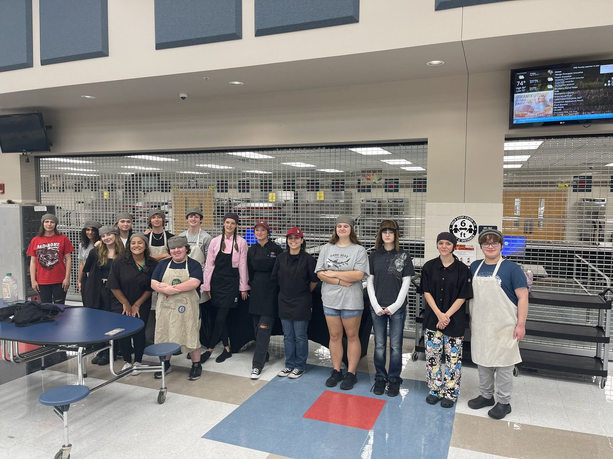 Great job on student of the month Falcon Chefs