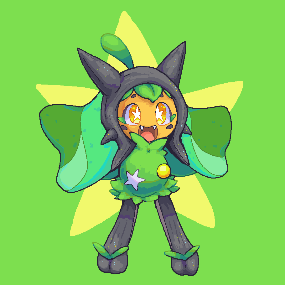 LuxxArt's tweet image. Ogerpon was made just for me 🍃