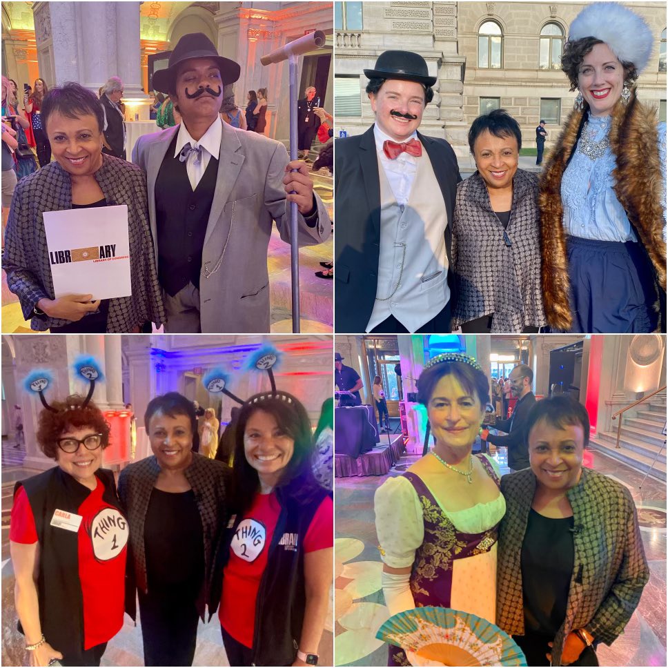 So many books so many characters coming alive at our first ever @librarycongress Literary Costume Ball tonight.