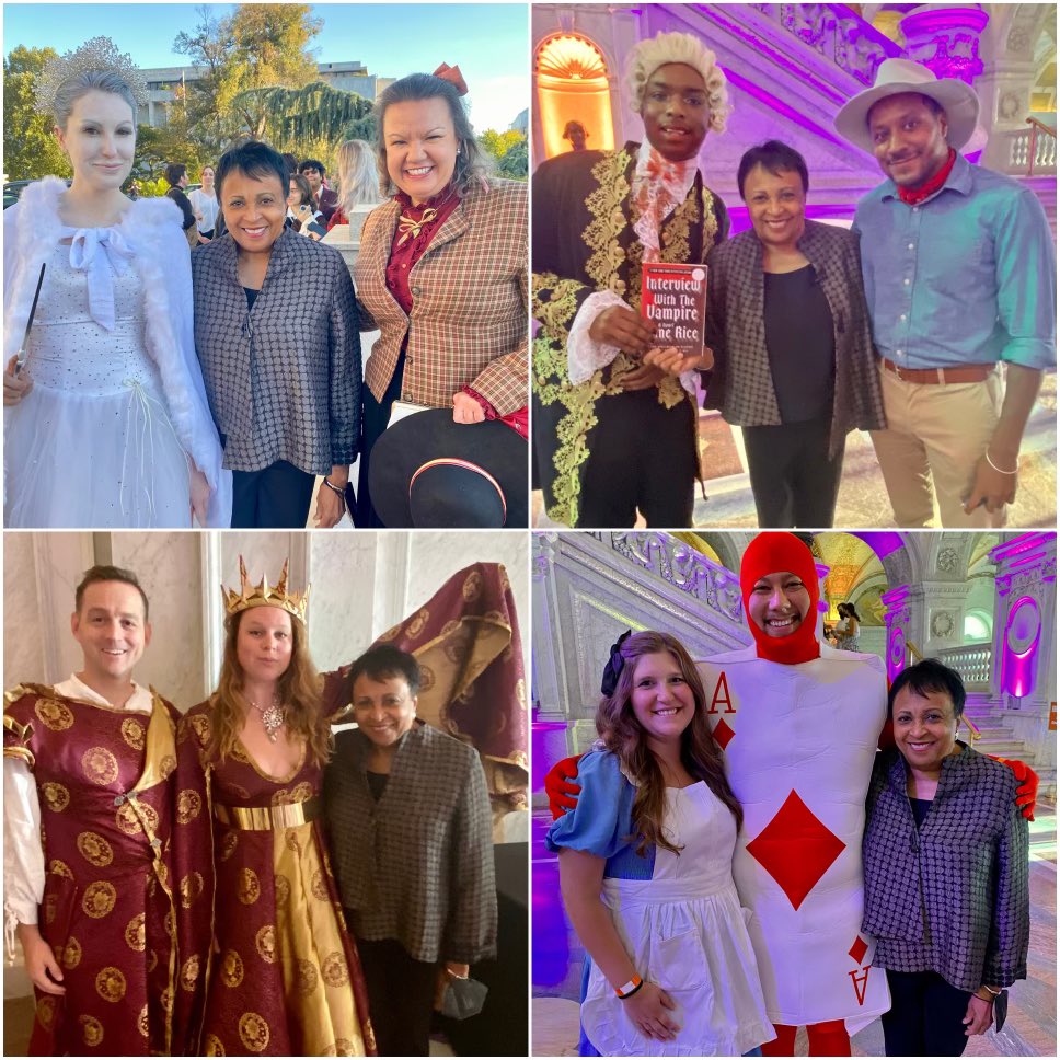 LibnOfCongress's tweet photo. So many books so many characters coming alive at our first ever @librarycongress Literary Costume Ball tonight. https://t.co/YZE0OlhPBV
