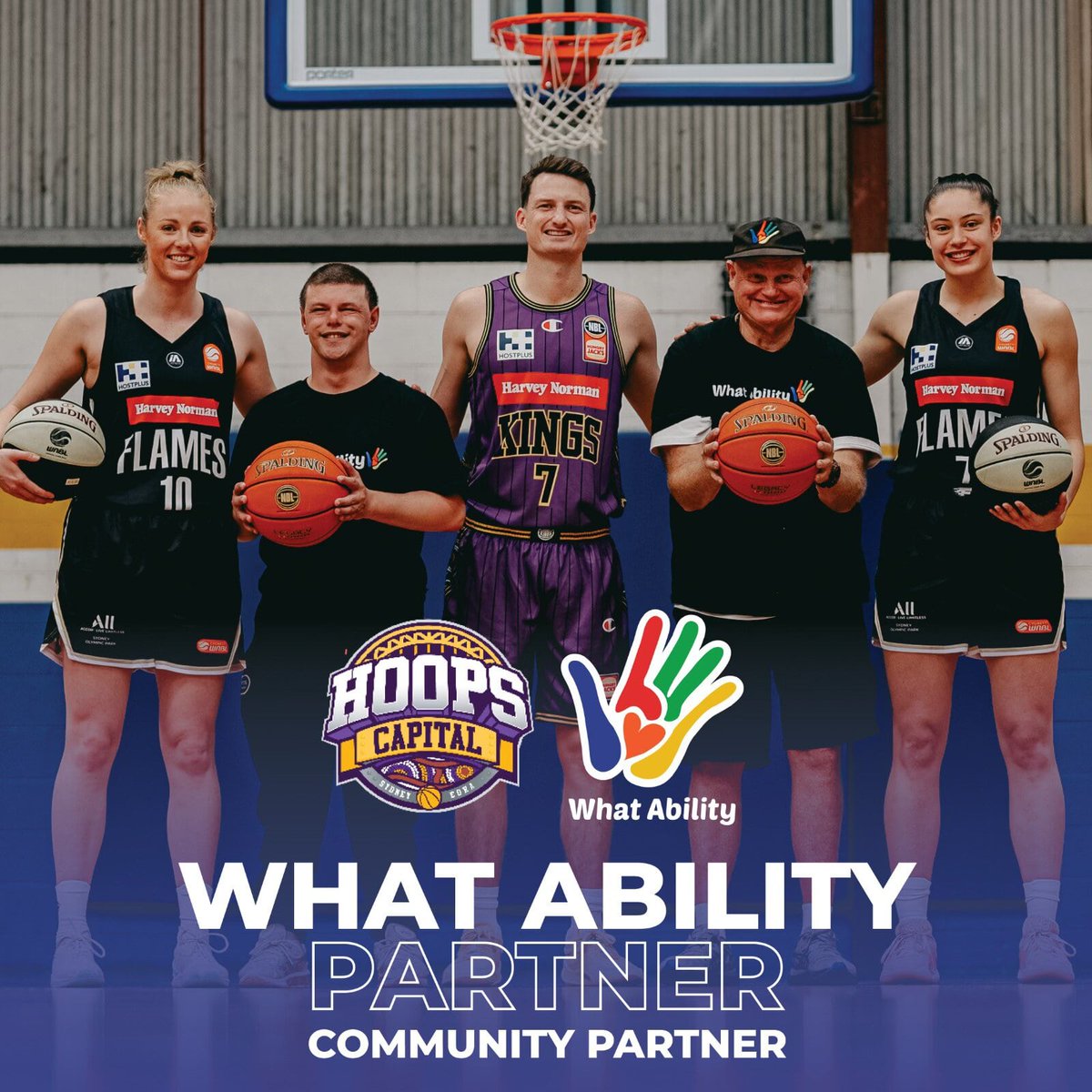 Hoops Capital, which encompasses both the Flames and <a href="/SydneyKings/">Sydney Kings</a>, and <a href="/WhatAbility/">WhatAbility</a>, a leading NDIS provider, will unite to put happiness and inclusion at the forefront of both the men's and women's national basketball competitions.

📰: shorturl.at/chIK2

#FlameOn