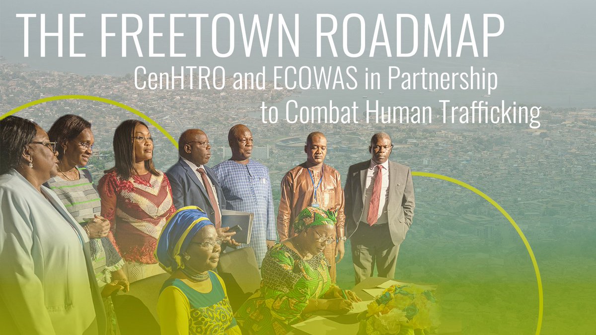 A landmark anti-trafficking conference in West Africa produced The Freetown Roadmap, which will guide regional efforts to #EndHumanTrafficking across the ECOWAS region and dovetails with CenHTRO's priorities. Read more 👇 🔗 t.uga.edu/9p1