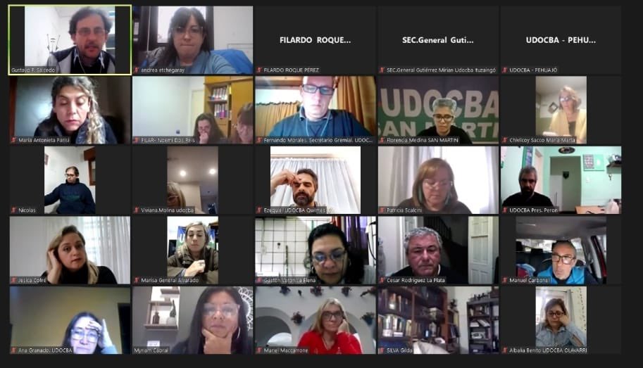 udocbacentral's tweet photo. Hoy se realizó de manera virtual una Capacitación sobre Resguardo y Reparación, este acuerdo paritario entró en vigencia el 16 de mayo 2023 y contempla la prevención, erradicación, resguardo y reparación por los hechos de violencia y acoso a los trabajadores/as docentes. https://t.co/9MHpYhRHeT