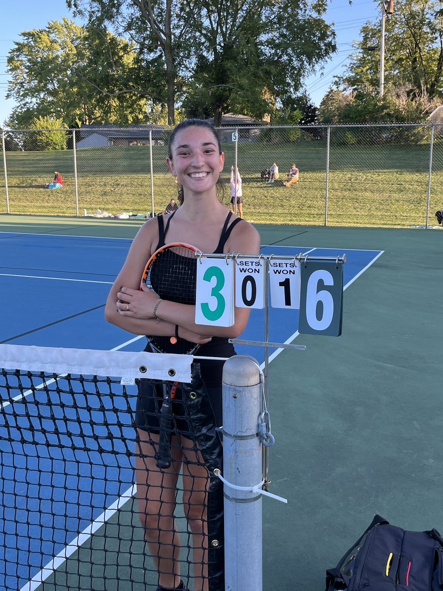 Congratulations to the varsity on their 7-0 sweep at Port Washington. Special congratulations to Wikotah Marks for her first varsity win 6-2, 6-3 as our new 4 singles player! #Makeyourmark