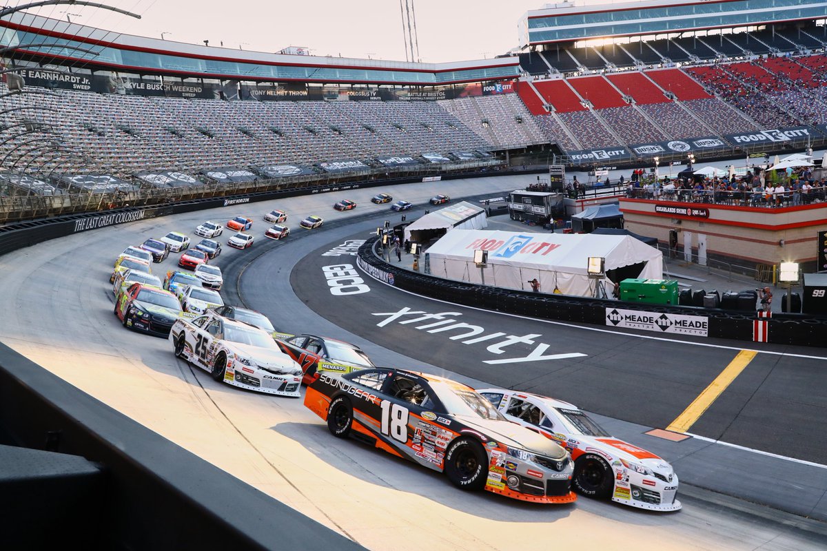 We're heading into the second half of the @ARCA_Racing #Bristol200. Due to issues with @luke_fenhaus in the opening portion of the race, @JoeGibbsRacing's @WilliamSawalich has locked up the 2023 ARCA East championship. 📸 @JonMcCoyPhoto / @RacingAmerica