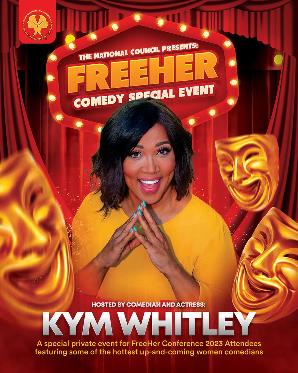 What else can be added to our conference aimed to help us all #RestReflectHeal ? How about laughter 😂! #thecouncilus is excited to announce a FreeHer Comedy Special Event, hosted by the hysterically funny and talented @kymwhitley ft. the hottest up-and-coming women comedians.