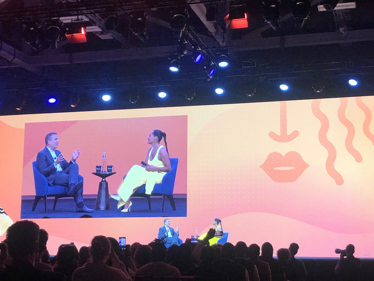 Advice for #entrepreneurs and small businesses from <a href="/TraceeEllisRoss/">Tracee Ellis Ross</a>, Founder/CEO of <a href="/PatternBeauty/">PATTERN by Tracee Ellis Ross</a>, at <a href="/amazon/">Amazon</a>’s #accelerator conference in Seatttle: “Be clear about what your mission is, and deliver on your promise.”  $AMZN #commerce #retail #beauty