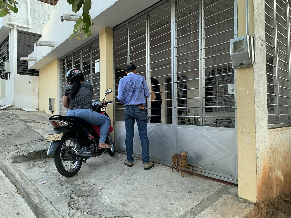 MiguelCarrillo_'s tweet photo. Visitando la calle 36, 37 y 38 del barrio La Sabana. ¡Por un Los Patios como municipio familiar! 🔵C7 https://t.co/nBxZUK74c0