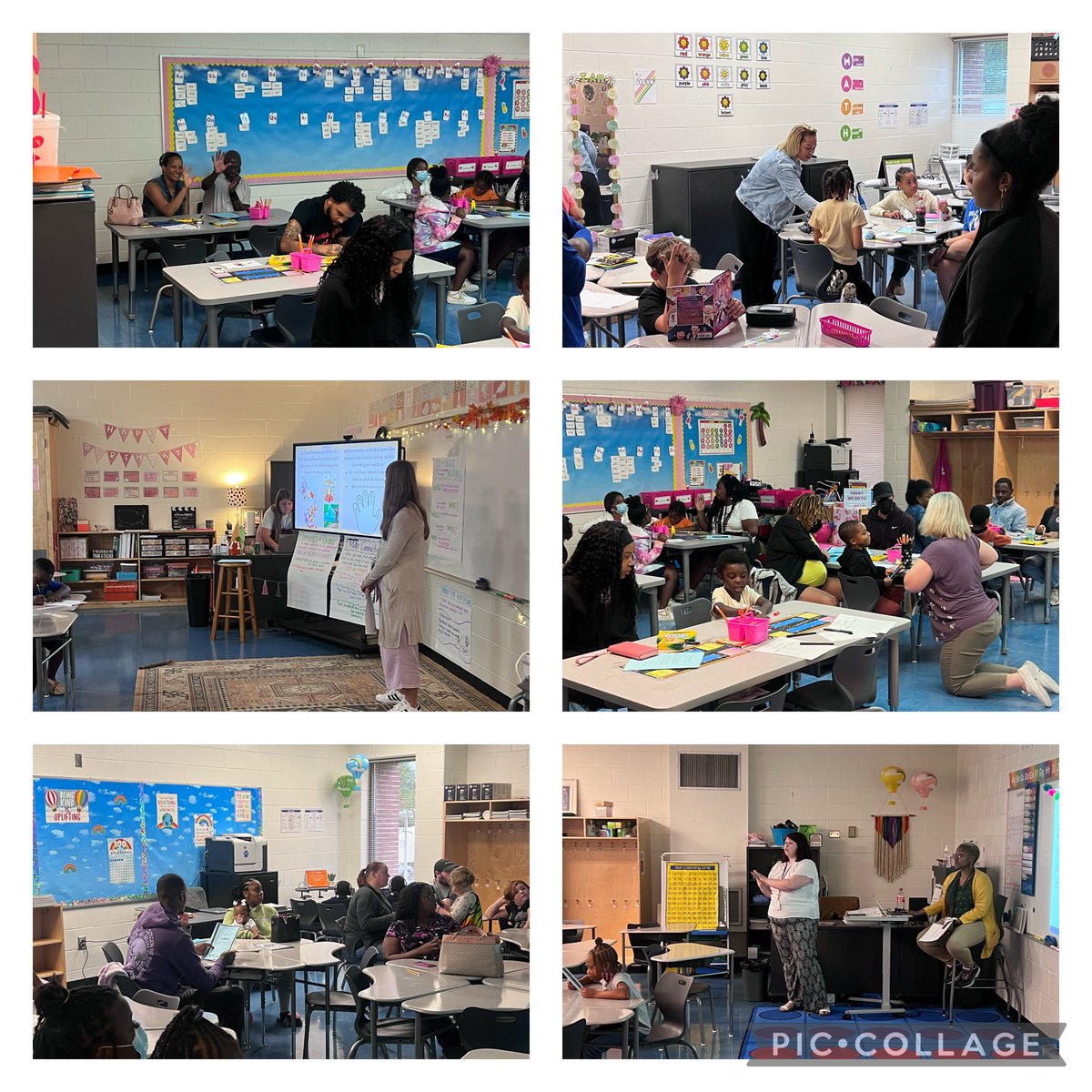 lachon2's tweet photo. The rain didn’t stop these parents. #titlenight. #LGE is getting #LIT #literacymatter #readersareleaders #leadersREADS #lgestrong #wildcat #ohtheplacesyoucango https://t.co/UfsTcMrhkh
