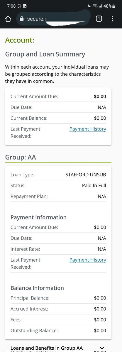 jess_eger's tweet photo. Welp, it only took 12 years, but I finally paid off my student loans! Feels so good to see that "paid in full!" https://t.co/SzJ5G4bQhu