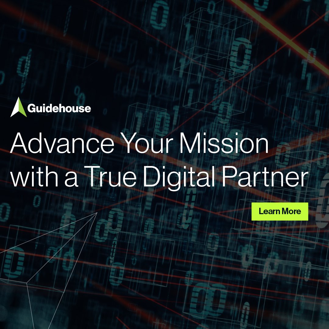 Outwitting today’s technology landscape demands a true digital partner. Let Guidehouse help you step into the digital future, today. guidehouse.com/services/data-…