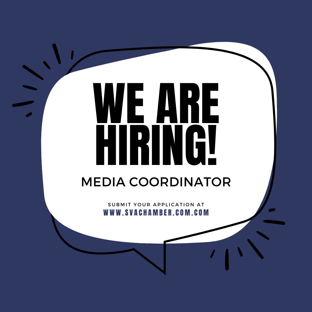 📣 We're hiring at the Sierra Vista Chamber of Commerce! Seeking a Media Coordinator to manage social media, design graphics, create engaging content, and more! 🎨📱💻 Apply now: #JobOpening #MediaCoordinator: mms.sierravistaareachamber.org/members/form.p…