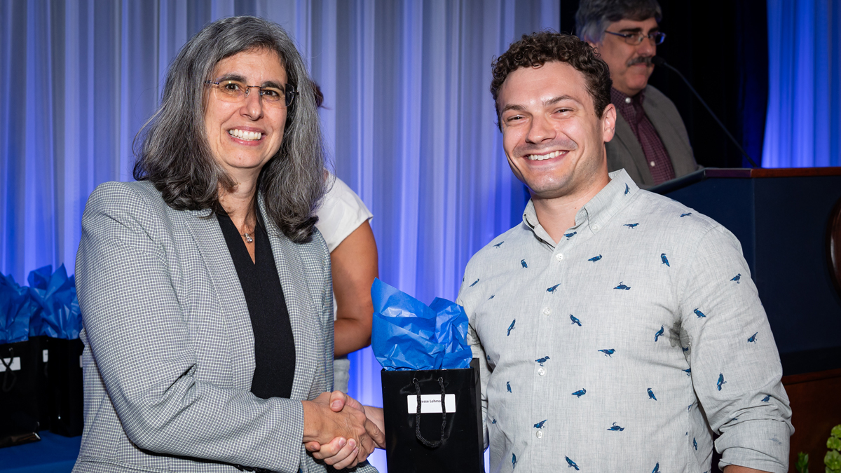 UMassChan's tweet image. Fifty-three PhD candidates and MD/PhD students at @UMassChan were celebrated for transitioning from student to candidate for a doctoral degree. PhD candidates Jesse Lehman, Paula Grasberger &amp;amp; Seden Bedir share their research here: direc.to/jLV_ @sedengineer @UMassMDPhD