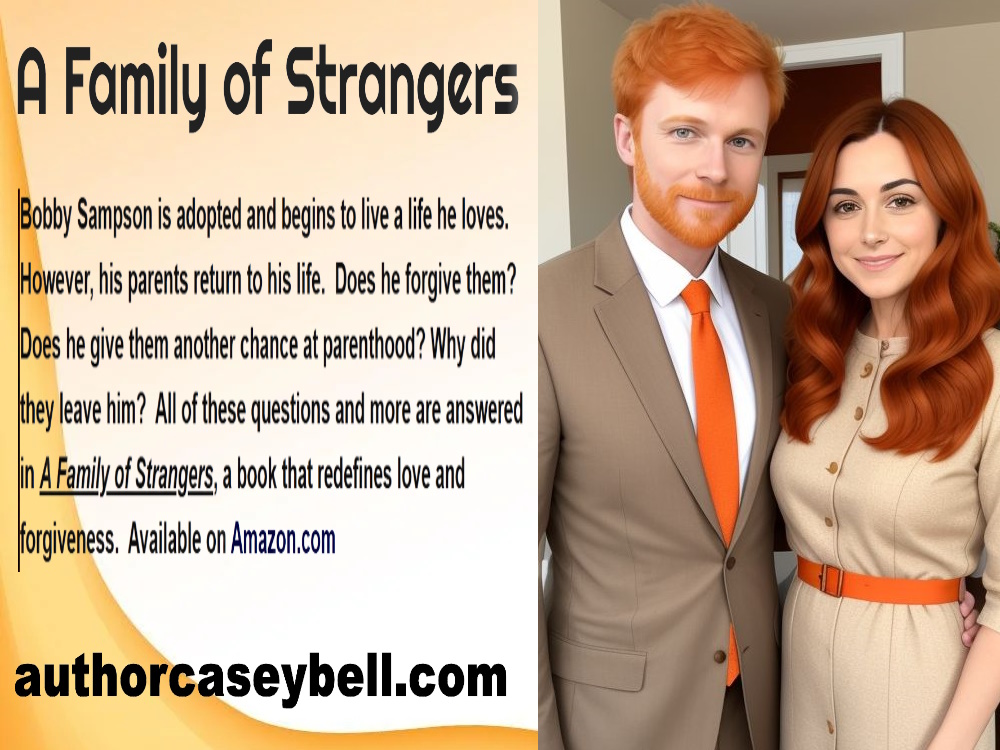 BooksToReadBTR's tweet photo. Bobby Sampson is adopted and begins to live a life he loves. However, his parents return to his life

#AFamilyofStrangers by Best-Selling Author #CaseyBell at #barnesandnoble
https://t.co/VyPXwRnCri

#fiction #bookworm #books #readingcommunity #readercommunity #booknerd #readers https://t.co/UeGUEOseAa