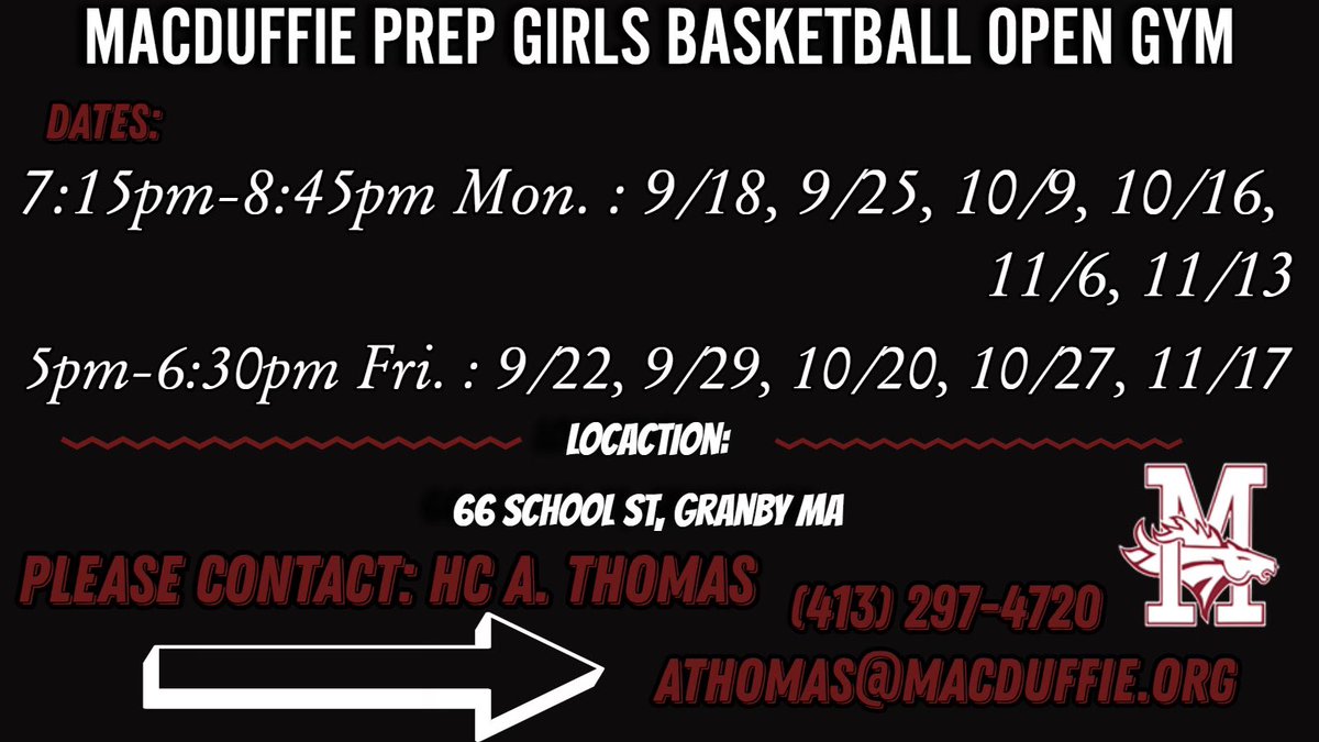 samkeser413's tweet photo. Open Gym Schedule!! https://t.co/6ThTOLUJTc