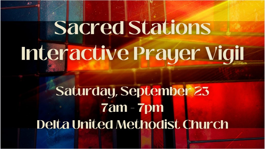 DeltaMethodist's tweet image. Moving, powerful. All are welcome and encouraged to come and spend some focused prayer time with God.