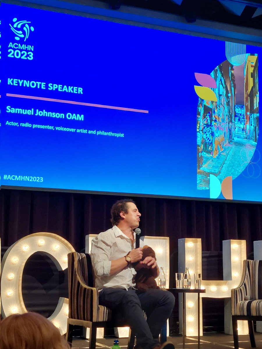 You have a fantastic sense of humor! Samuel Johnson. Thanks for sharing your story at the #ACMHN2023