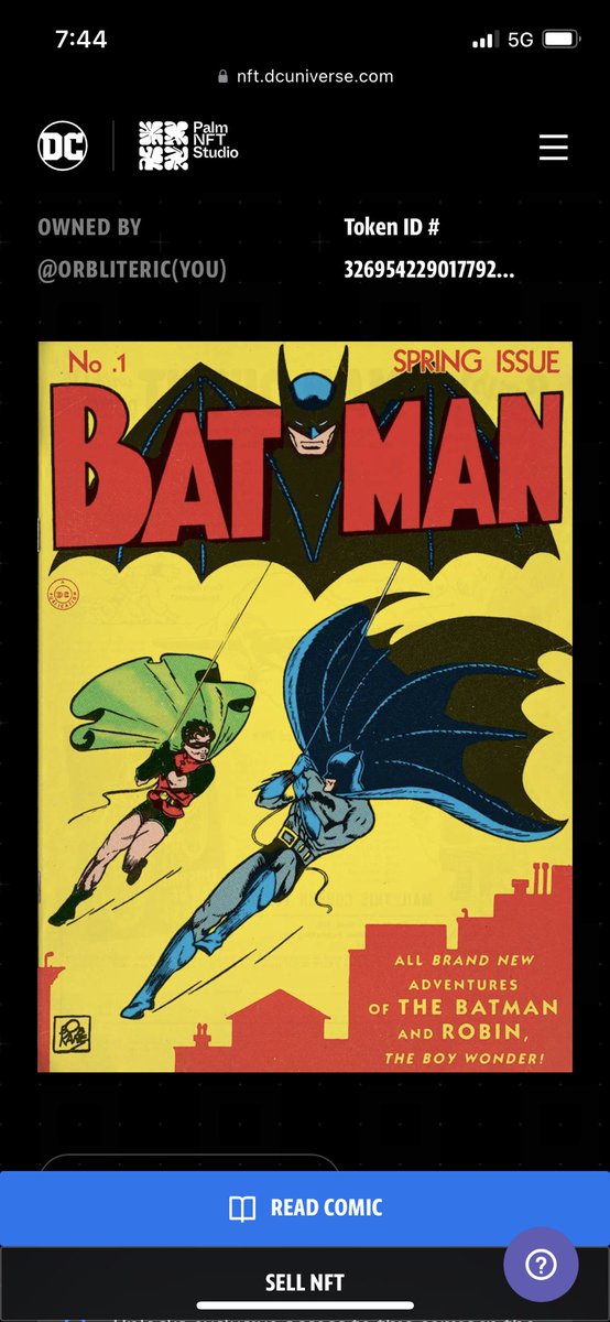 0x_er1c's tweet image. LEGO! I just claimed my Batman (1940-2011) #1 NFT. Find out more about DC NFTs at  nft.dcuniverse.com #DCComics #batcowl