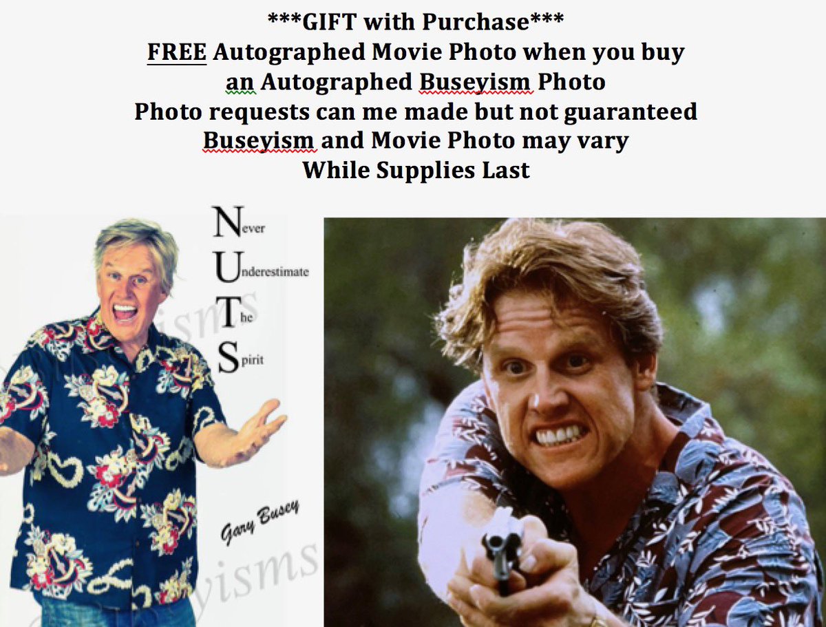 I’m giving away a FREE AUTOGRAPHED MOVIE PHOTO with any autographed Buseyism photo link in bio buseyisms-com.myshopify.com/collections/cl…
