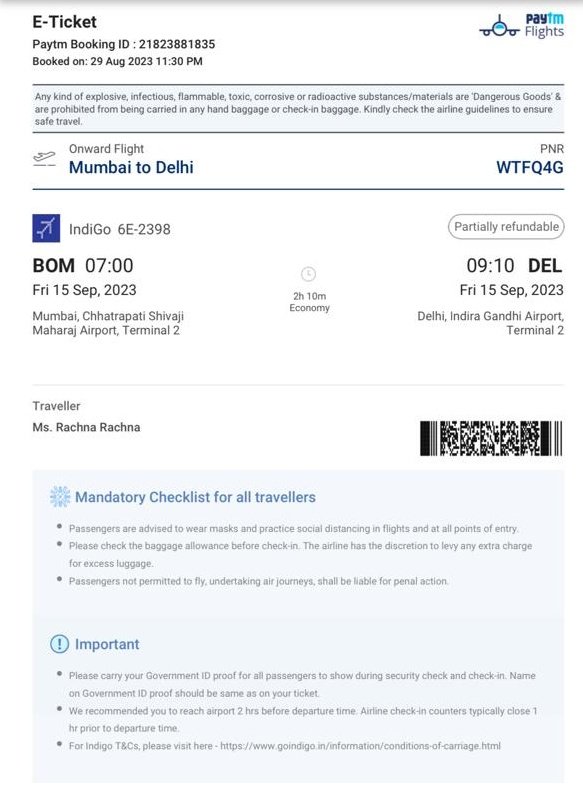 mansi0101's tweet photo. Hey @IndiGo6E, my friend's flight 6E 2398 from Mumbai to Delhi was canceled last minute, and she has a medical emergency!!!
We need your help to book another flight today itself, please assist urgently.
Her PNR is WTFQ4G. #MumbaiAirport #IndiGoFlightIssue https://t.co/8Pn6IWlnQL