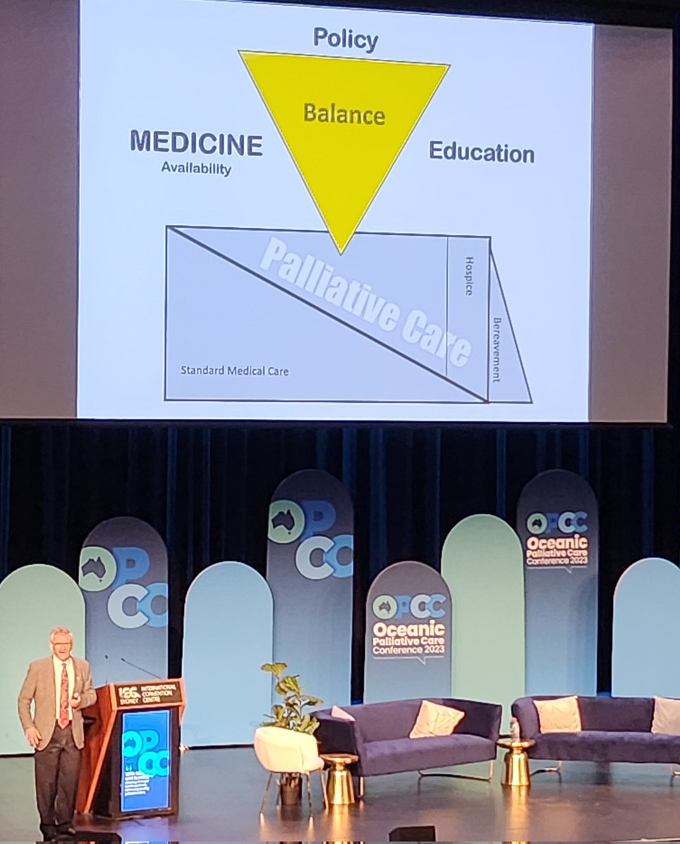 Thank you Prof #JimCleary for your insights into the barriers and solutions to access to opioids in palliative care, especially in #Oceania.
#23OPCC