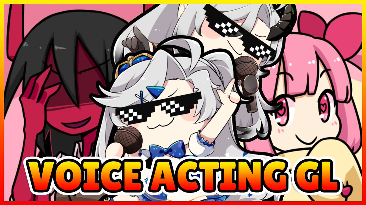 Since tomorrow is @theakamana 's graduation, we tossed in a last minute VA collab tonight to voice a super cute indie VN 🔥❤️ I haven't played it yet but it's one I've been wanting to check out!! Live in 30 playing Contract Demon! Link in replies ⏬