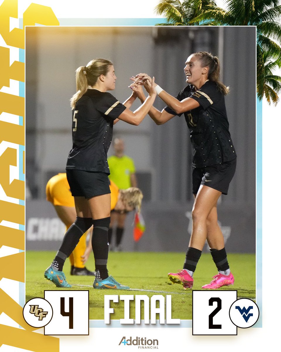 UCF_WSoccer's tweet photo. Country roads, send 'em home!

Our first Big 12 conference win ⚔️ https://t.co/QxW8uJFQnn