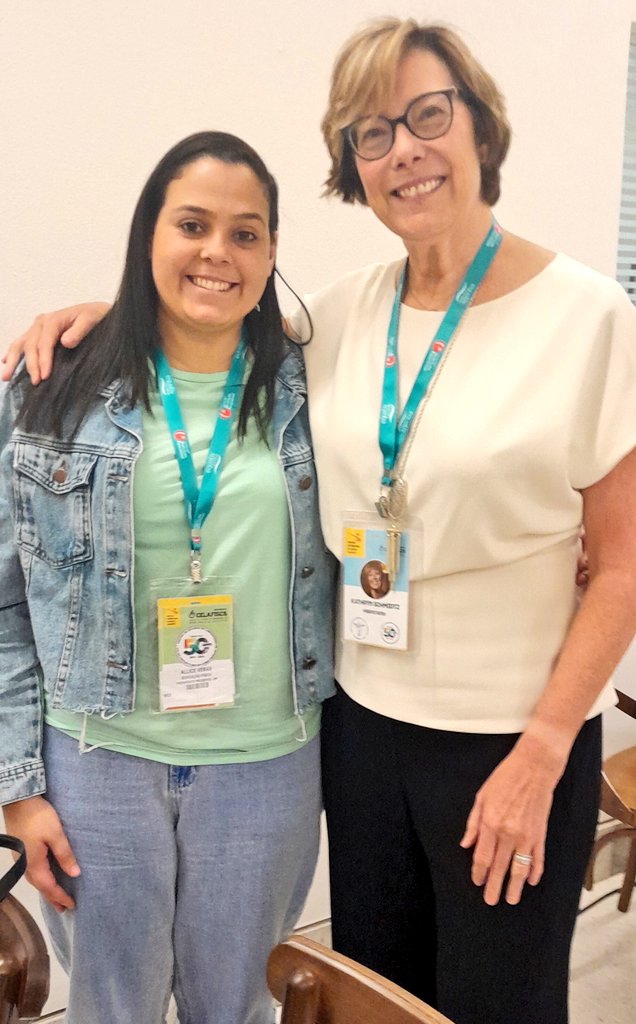 verasasc's tweet photo. 46° CELAFISCS Congress 👩🏻‍🔬📊. It was a big pleasure meet you Schmitz, Kathryn (ACSM Representant) 🇧🇷🇺🇲 #Celafiscs #science #PPGMCF #UNESP #FAPESP #SBFIS #knowledge https://t.co/6T0iSGCh62