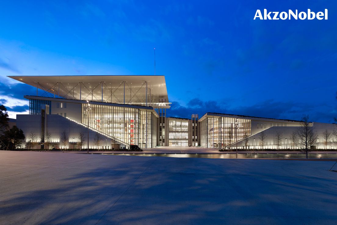 PVRNRAO's tweet photo. @AkzoNobel is proud to contribute to the Stavros Niarchos Foundation Cultural Center in Athens being LEED Platinum certified. The attractively angular building uses their Interpon powder coatings. Discover more about how they contribute to green buildings https://t.co/4SyAfXm5tL https://t.co/XU0ib1cwGS